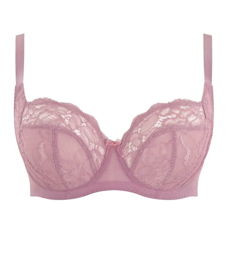 Panache Imogen Underwired Balconnet Bra - Mauve Pink