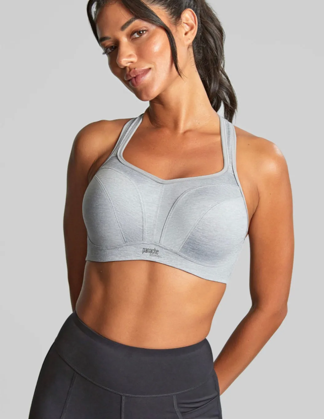 Panache Power Wired Sportsbra - Grey Marl
