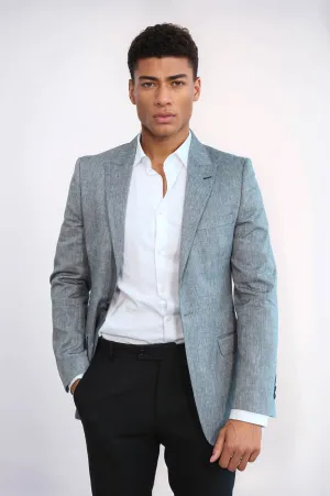 Peak Lapel Slim-Fit Smoked Jacket - Wessi