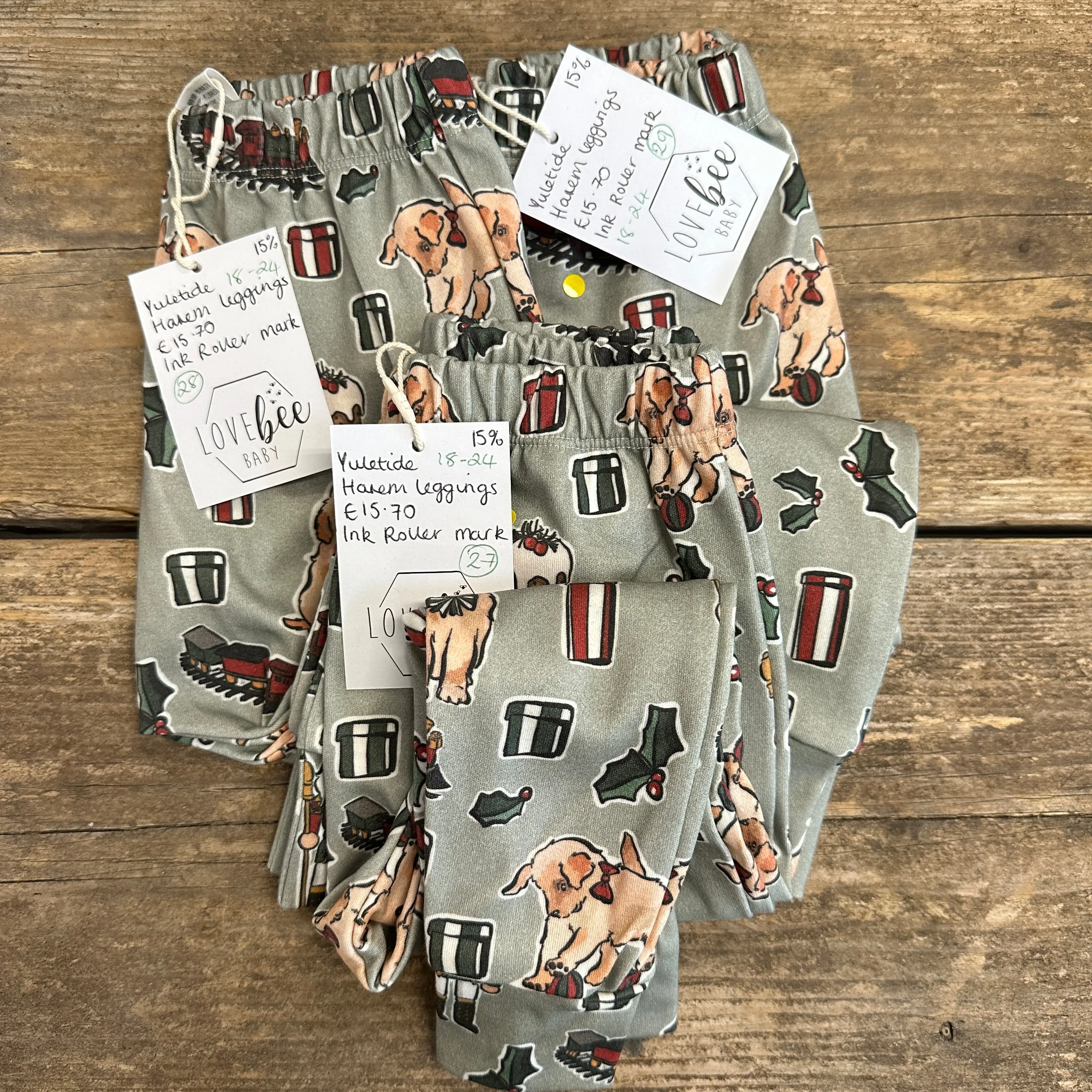 Perfectly Imperfect #27 #28 #29 | Yuletide Leggings | 18-24 Months