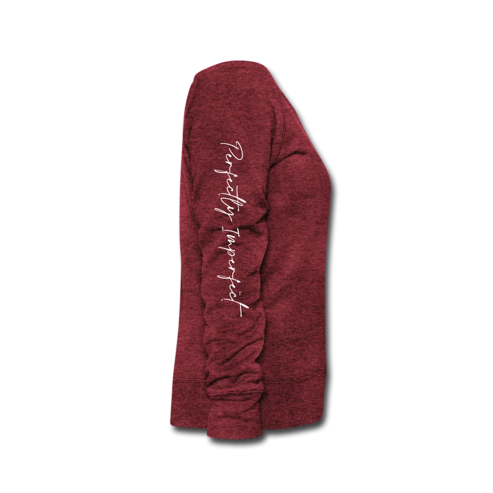Perfectly Imperfect Women's Wideneck Sweatshirt