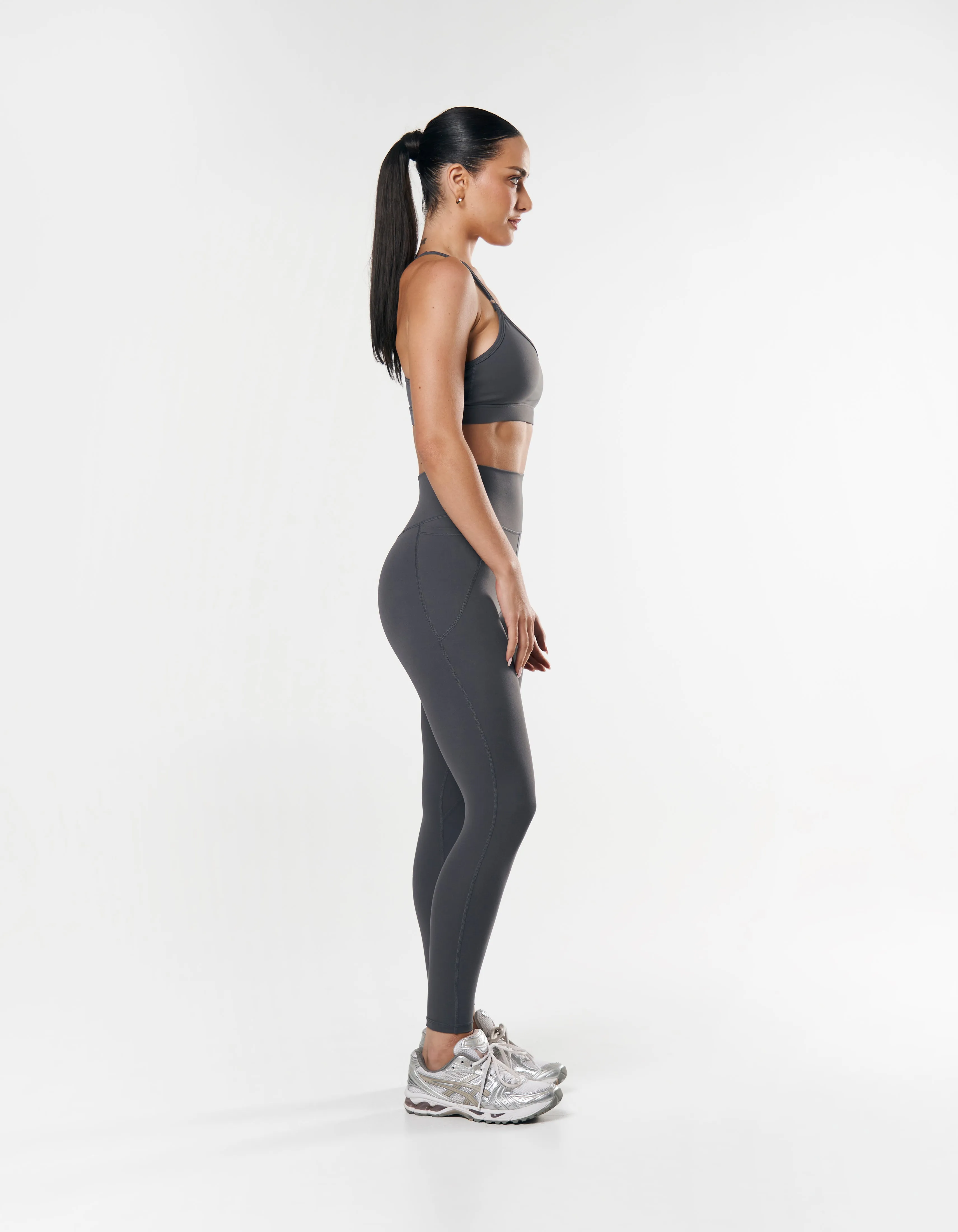Phone Pocket Tights NANDEX ™ - Charcoal Grey