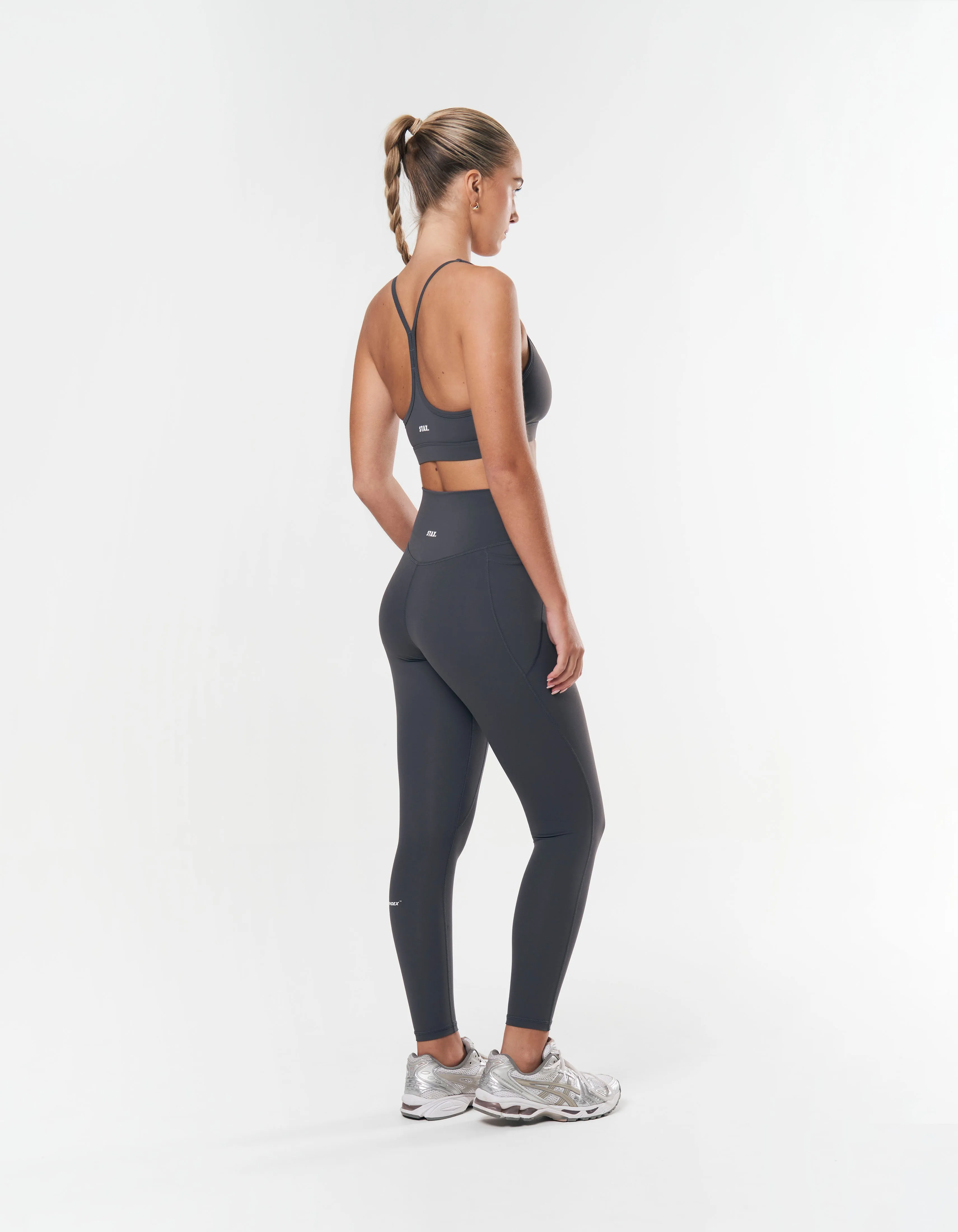 Phone Pocket Tights NANDEX ™ - Charcoal Grey