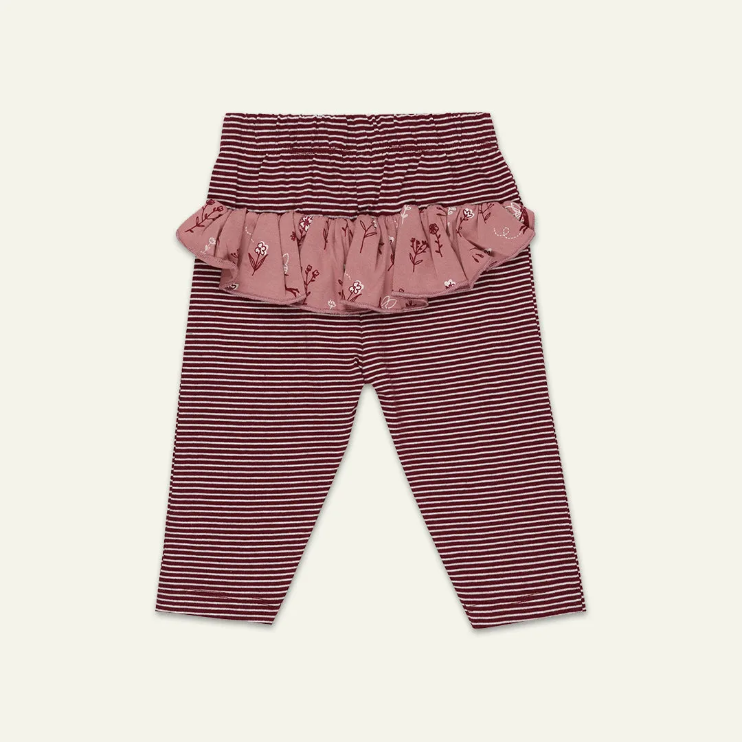 Pink Fairy Print Dress And Legging Set