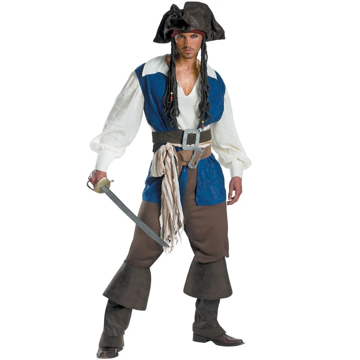 Pirates of the Caribbean Adult Halloween Cosplay Costume Men Women Game Clothing Carnival Party Masquerade Stage Performance