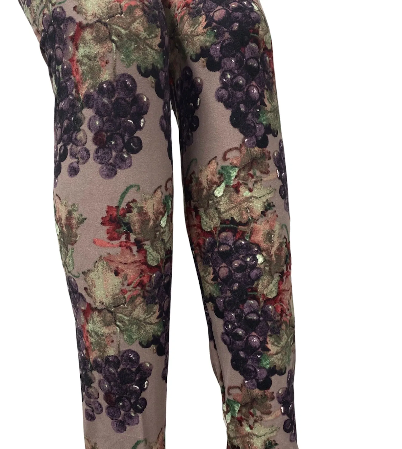 Plus 1X3X Leggings "These Are Grapes"