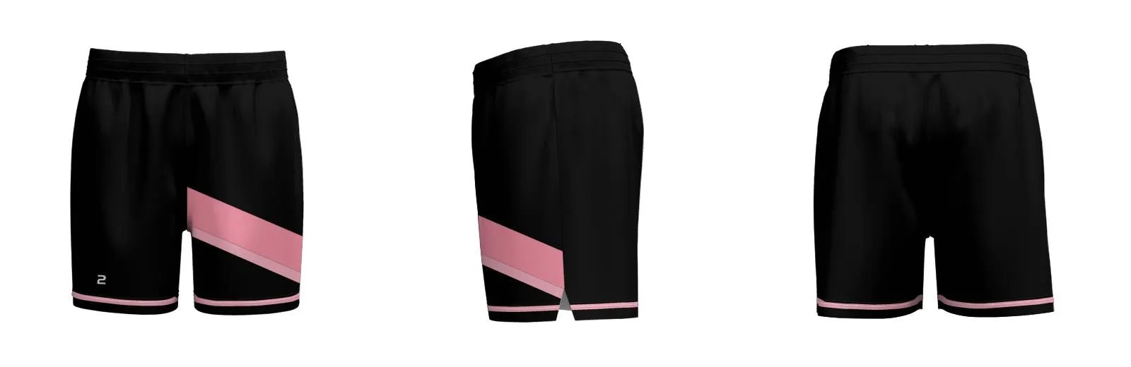Portland Blazers Core Shorts Mid Thigh Design Your Own Custom