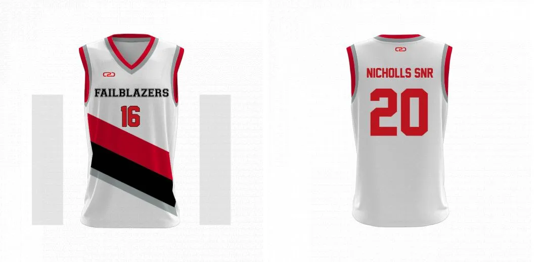 Portland Blazers Design Your Own Custom Basketball Singlet