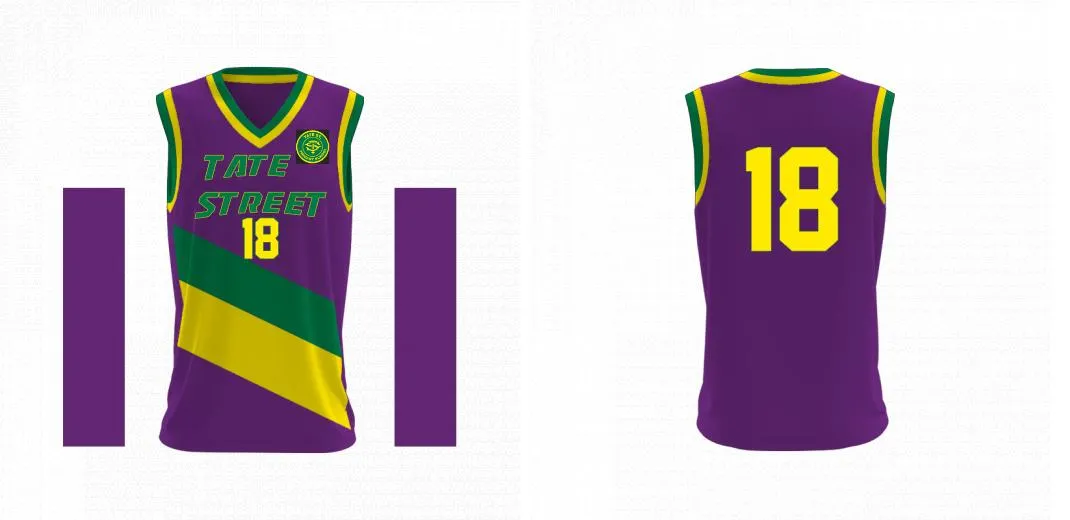 Portland Blazers-Inspired Design Your Own Custom Basketball Singlet