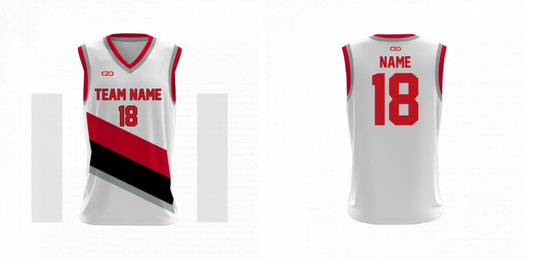 Portland Blazers-Inspired Design Your Own Custom Basketball Singlet