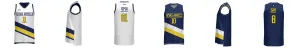 Portland Blazers-Inspired Reversible 3HP V Neck Basketball Singlet Design Your Own Custom