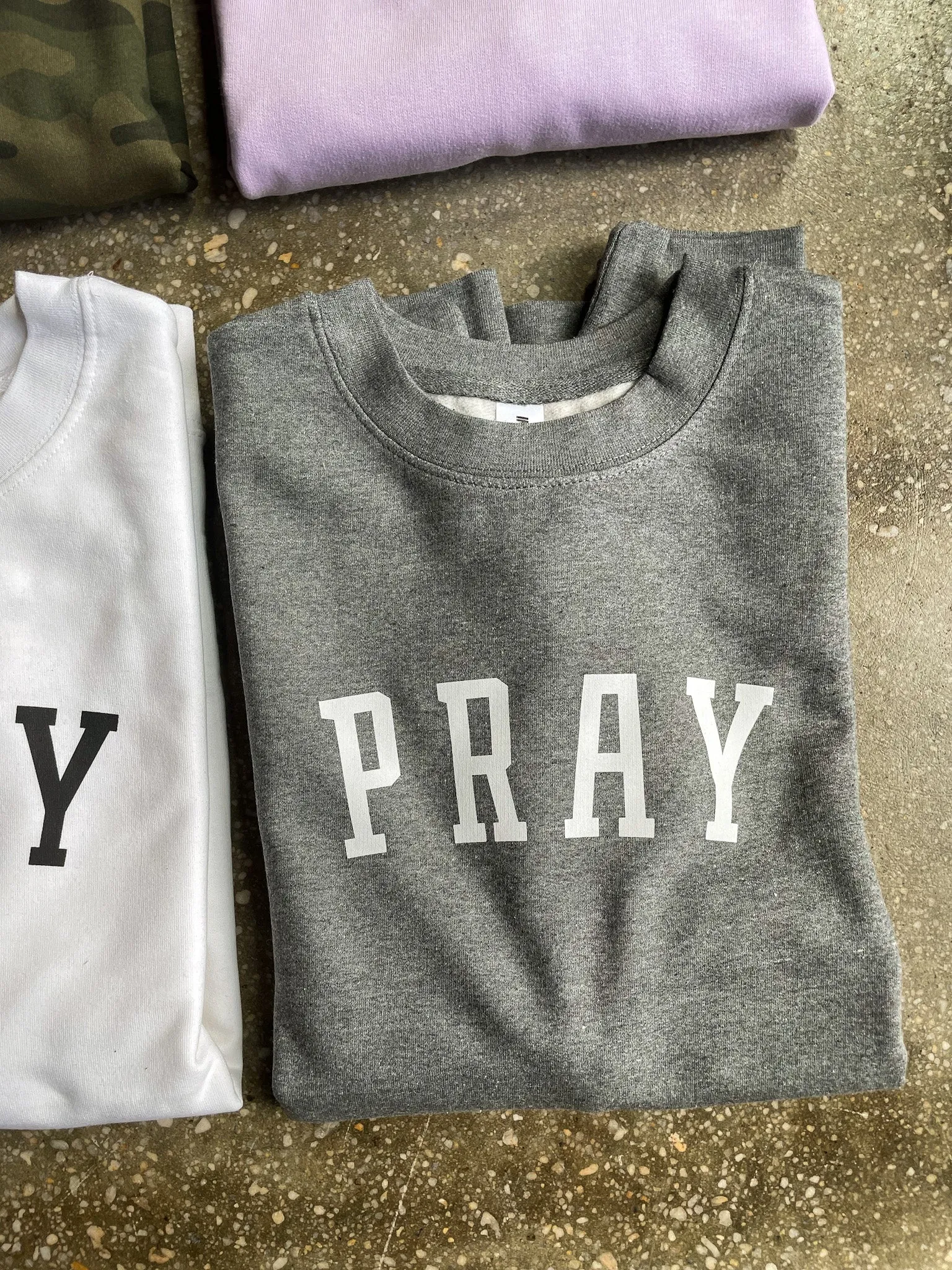PRAY Adult Drop Shoulder Sweatshirt