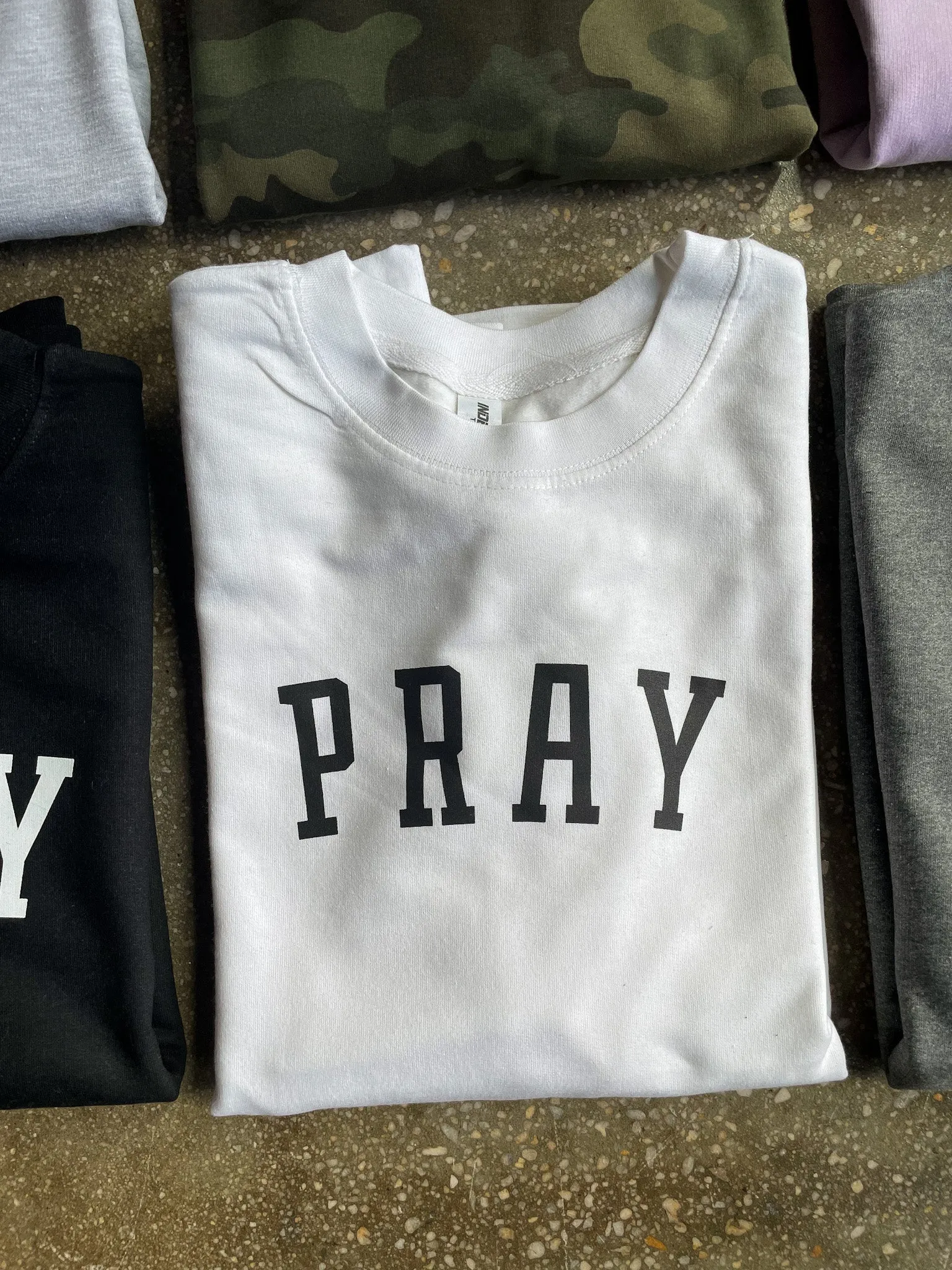PRAY Adult Drop Shoulder Sweatshirt