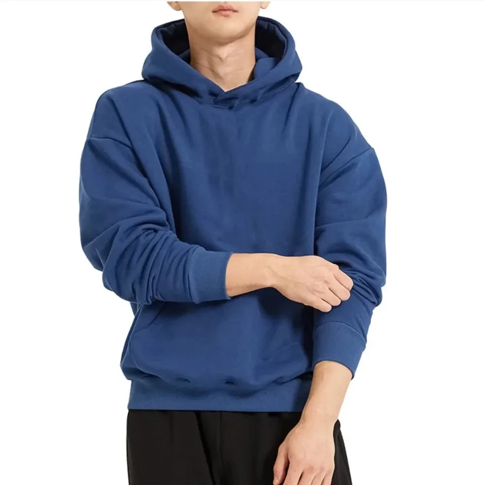 Premium Men's Cotton Hoodie: Autumn/Winter Casual Sweatshirt