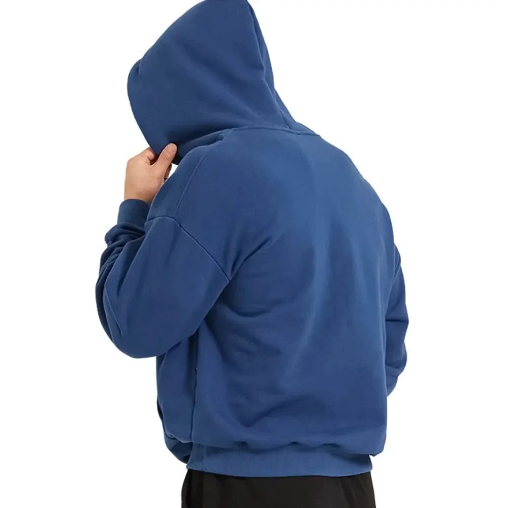 Premium Men's Cotton Hoodie: Autumn/Winter Casual Sweatshirt