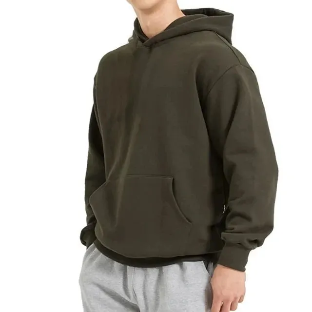 Premium Men's Cotton Hoodie: Autumn/Winter Casual Sweatshirt