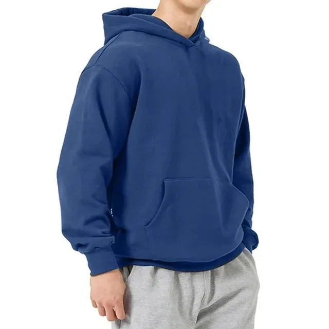 Premium Men's Cotton Hoodie: Autumn/Winter Casual Sweatshirt