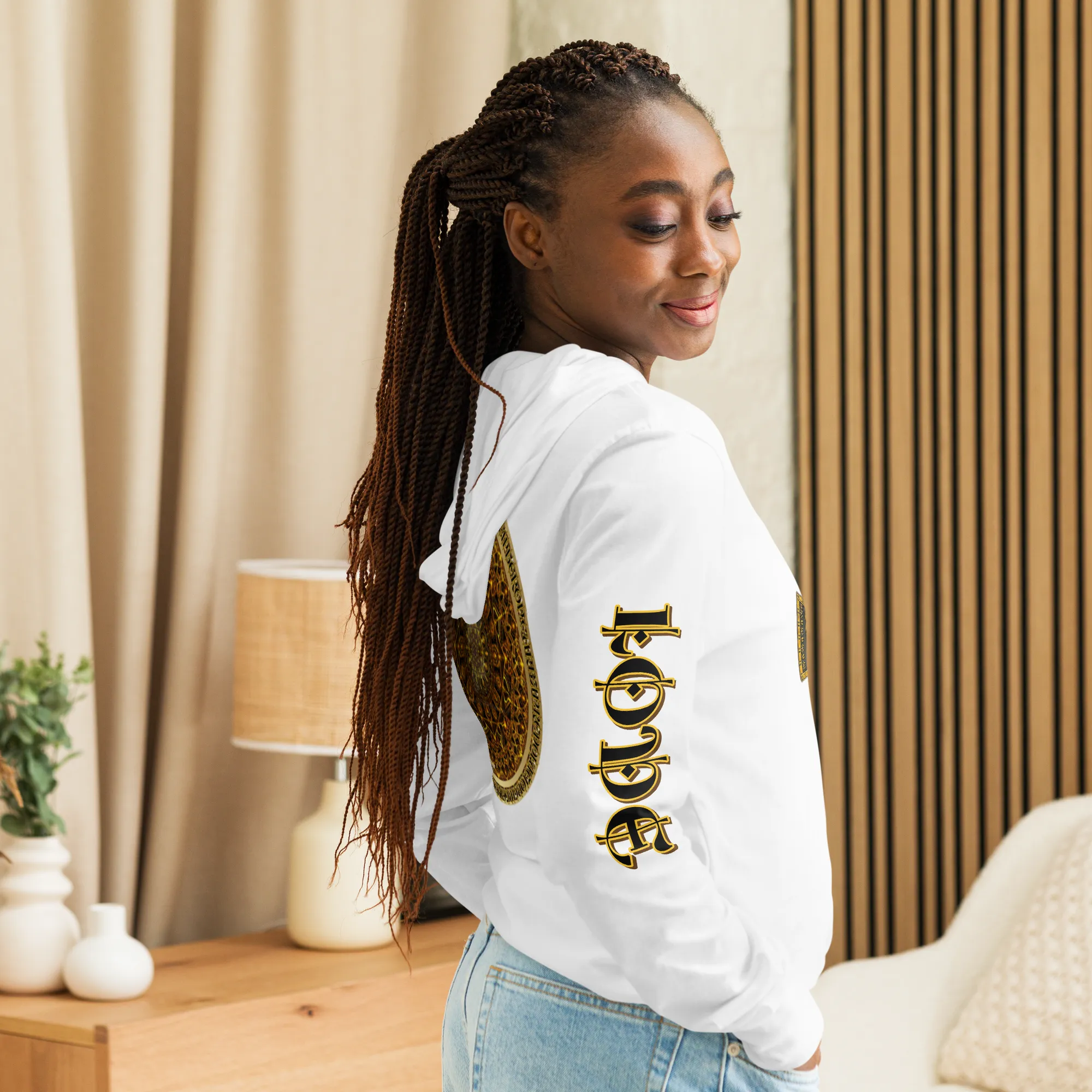"ANKH" Unisex Hooded Long-sleeve Tee