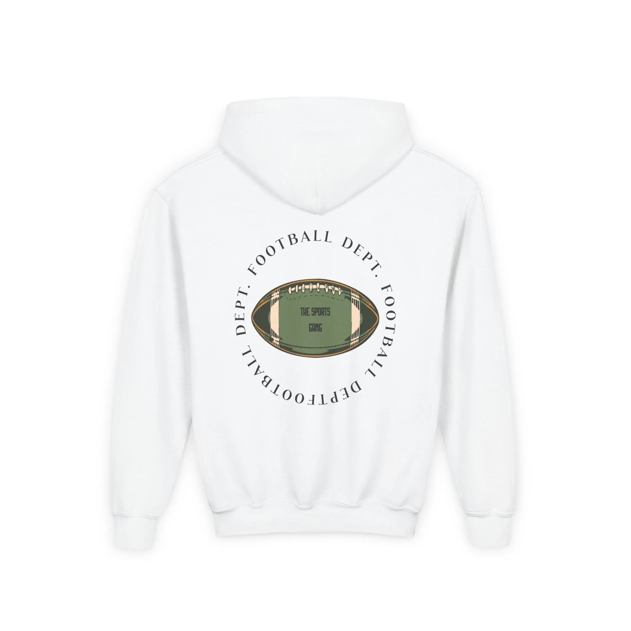 "FOOTBALL DEPT." Deep Wood Kids Hoodie