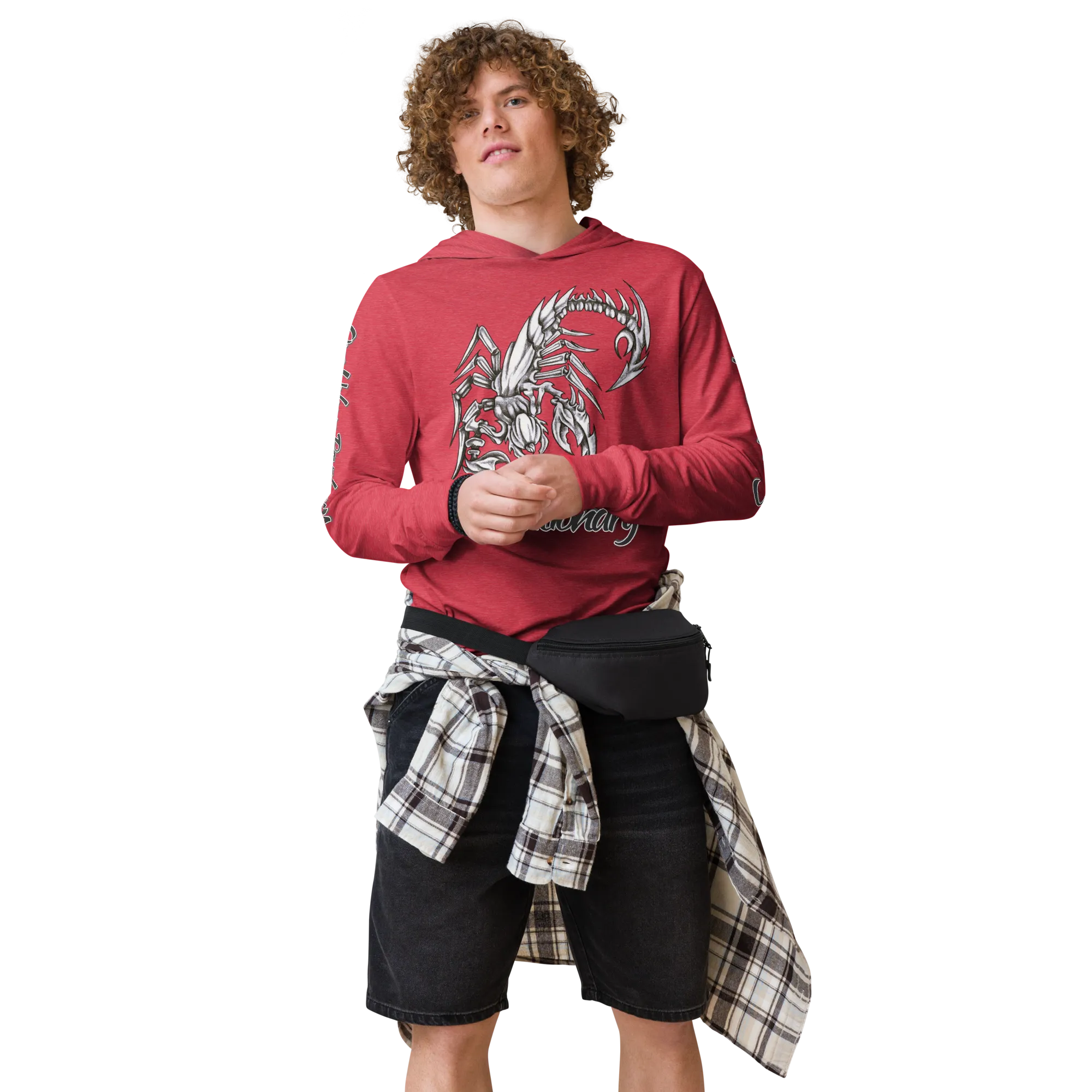 "SCORPION" Unisex Hooded Long-sleeve Tee