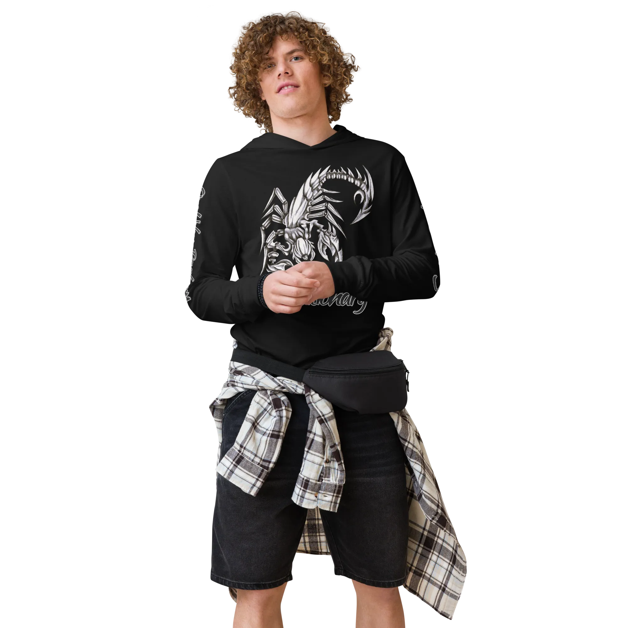 "SCORPION" Unisex Hooded Long-sleeve Tee