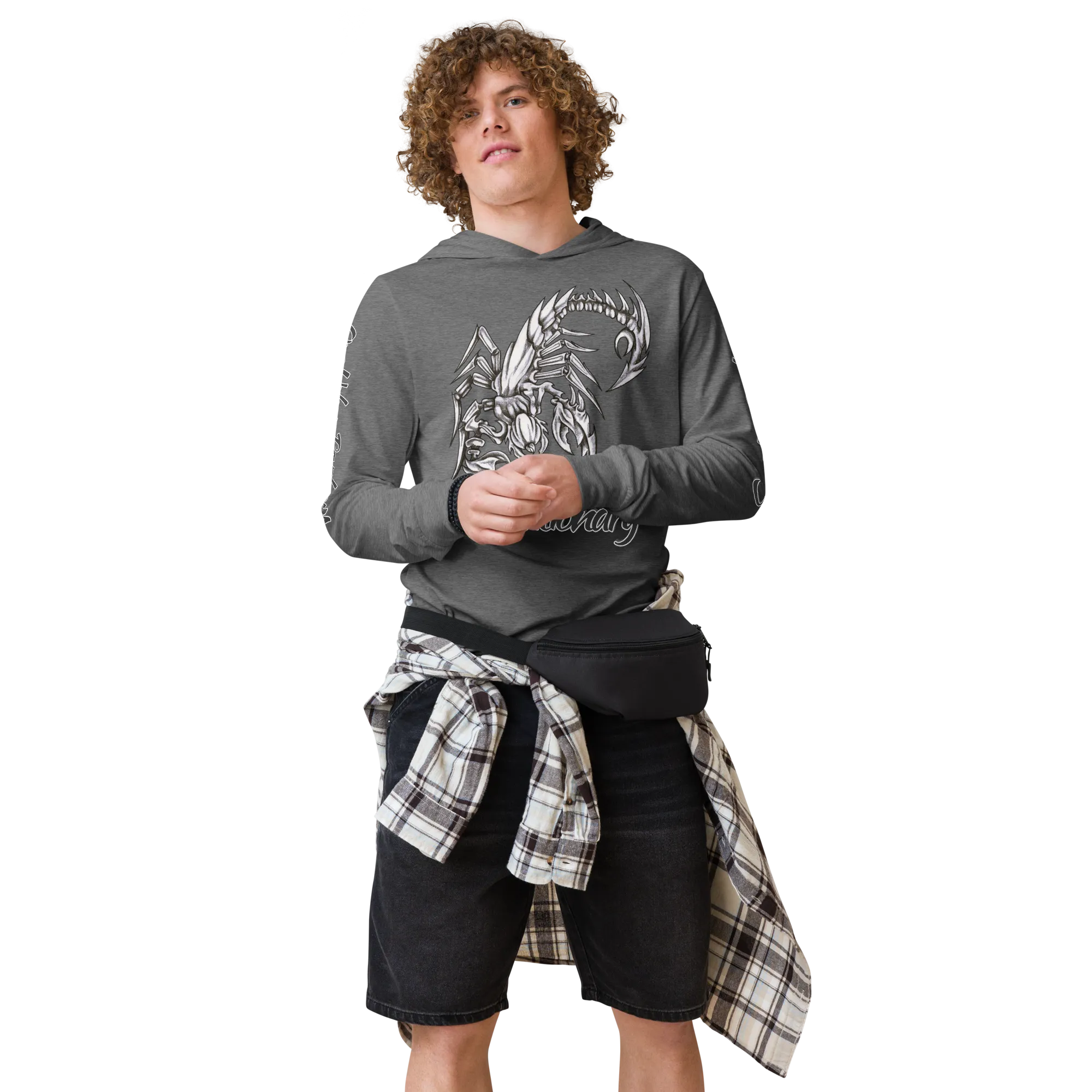 "SCORPION" Unisex Hooded Long-sleeve Tee