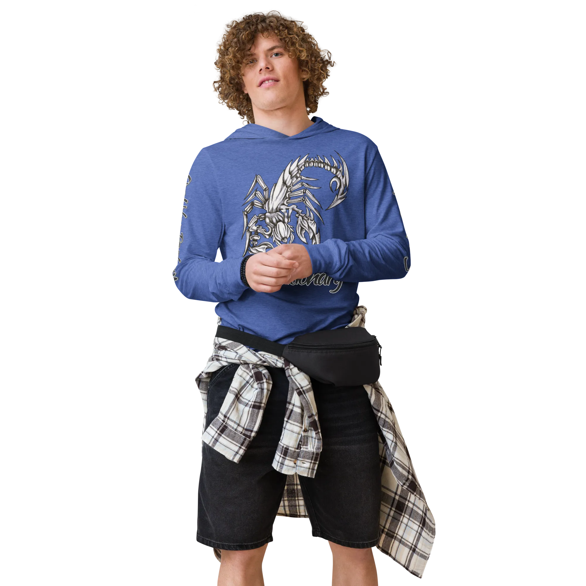 "SCORPION" Unisex Hooded Long-sleeve Tee