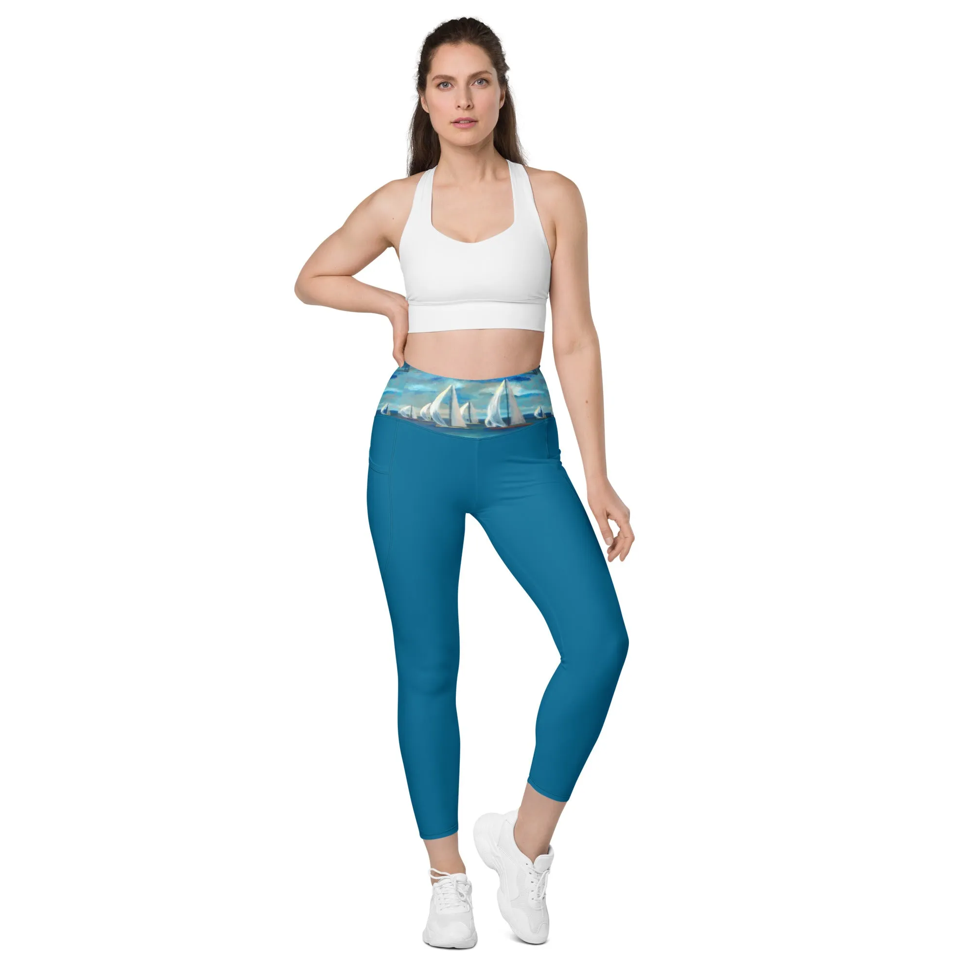 "Trojans Win Again" Women's Leggings with pockets