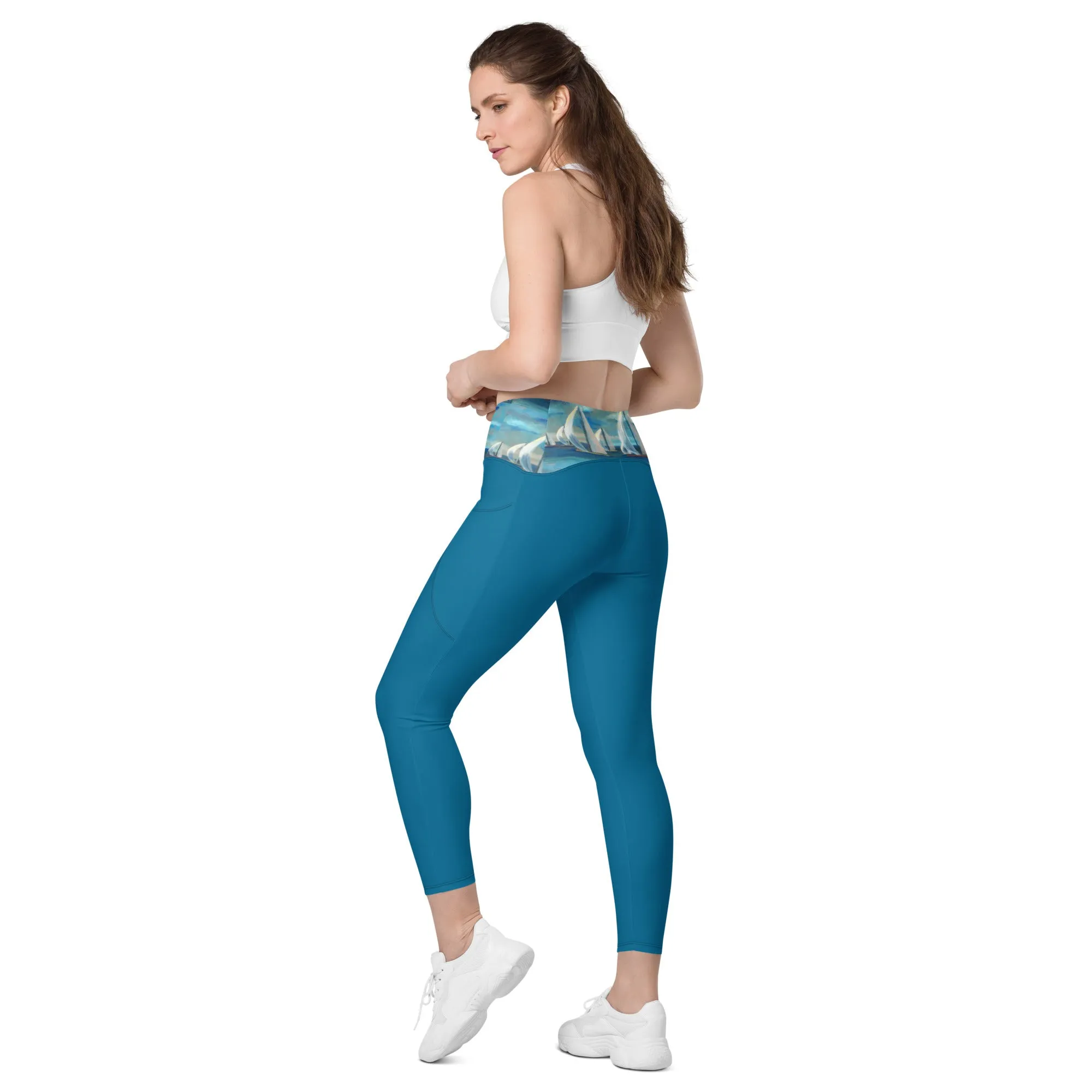 "Trojans Win Again" Women's Leggings with pockets