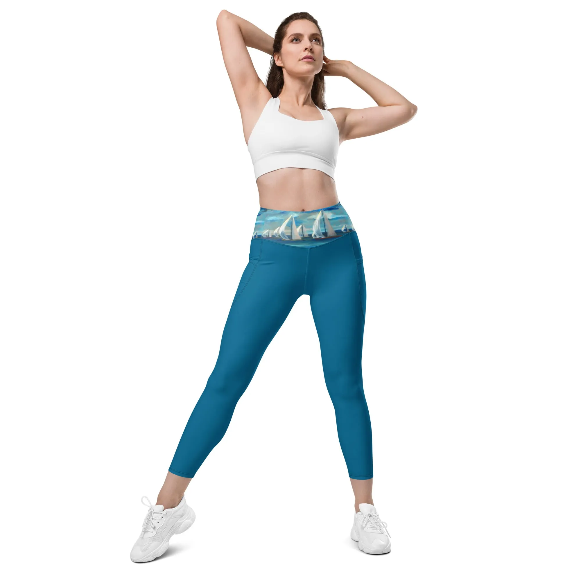 "Trojans Win Again" Women's Leggings with pockets