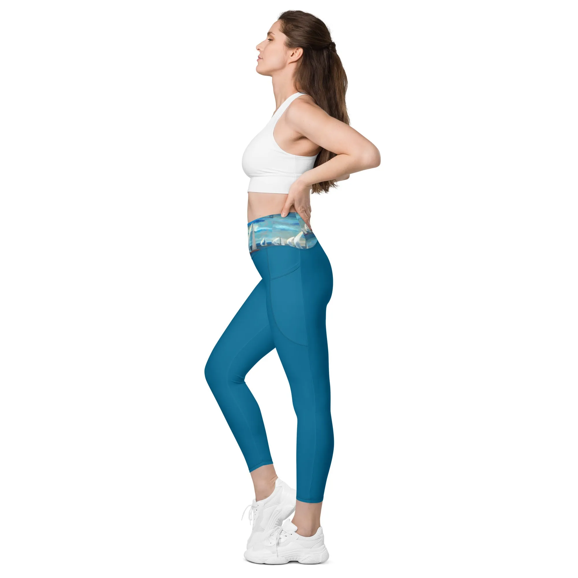 "Trojans Win Again" Women's Leggings with pockets