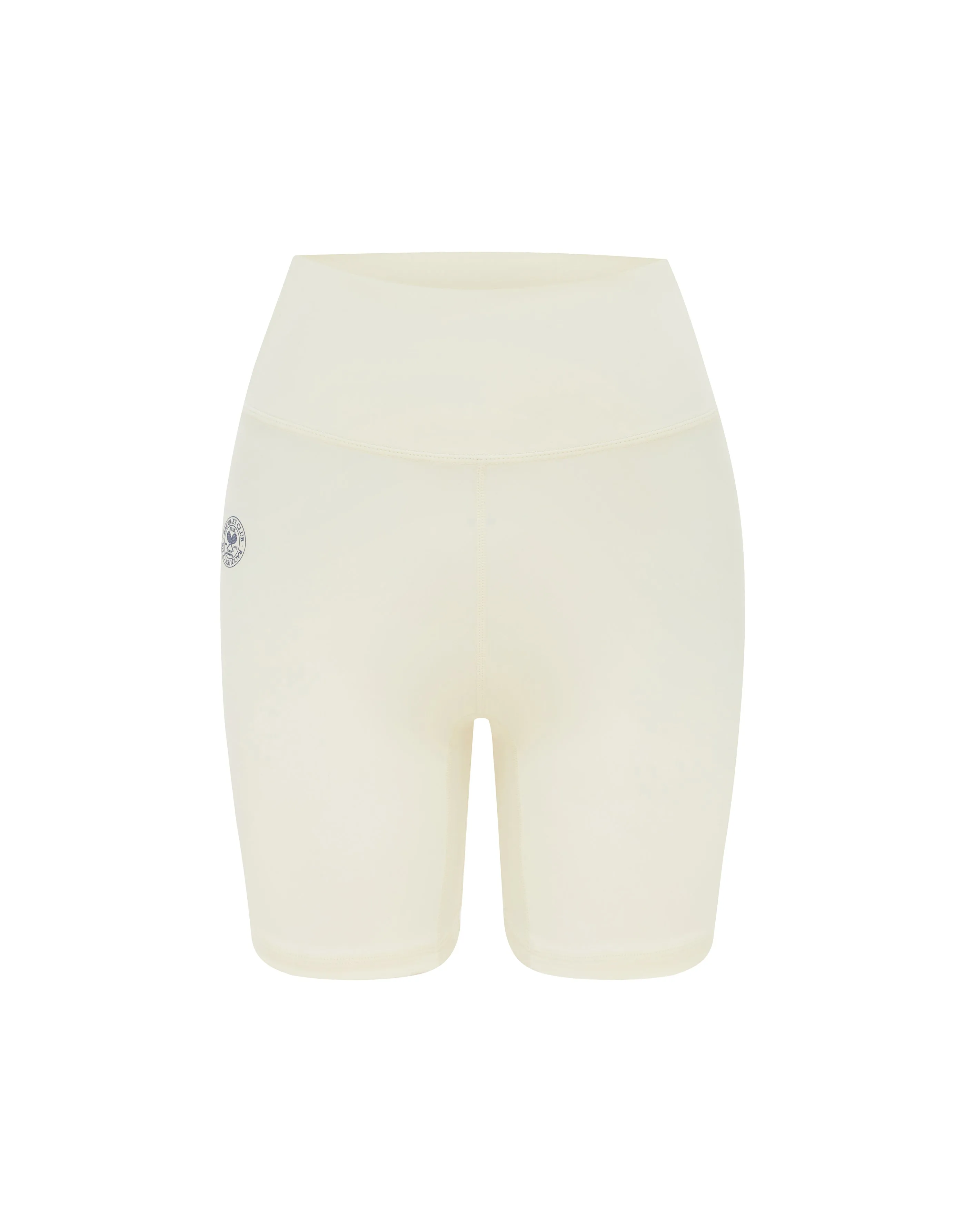 Racquet Club Midi Bike Shorts - Cream