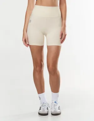 Racquet Club Midi Bike Shorts - Cream