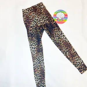 Ready To Ship 9-10Y Leopard Leggings