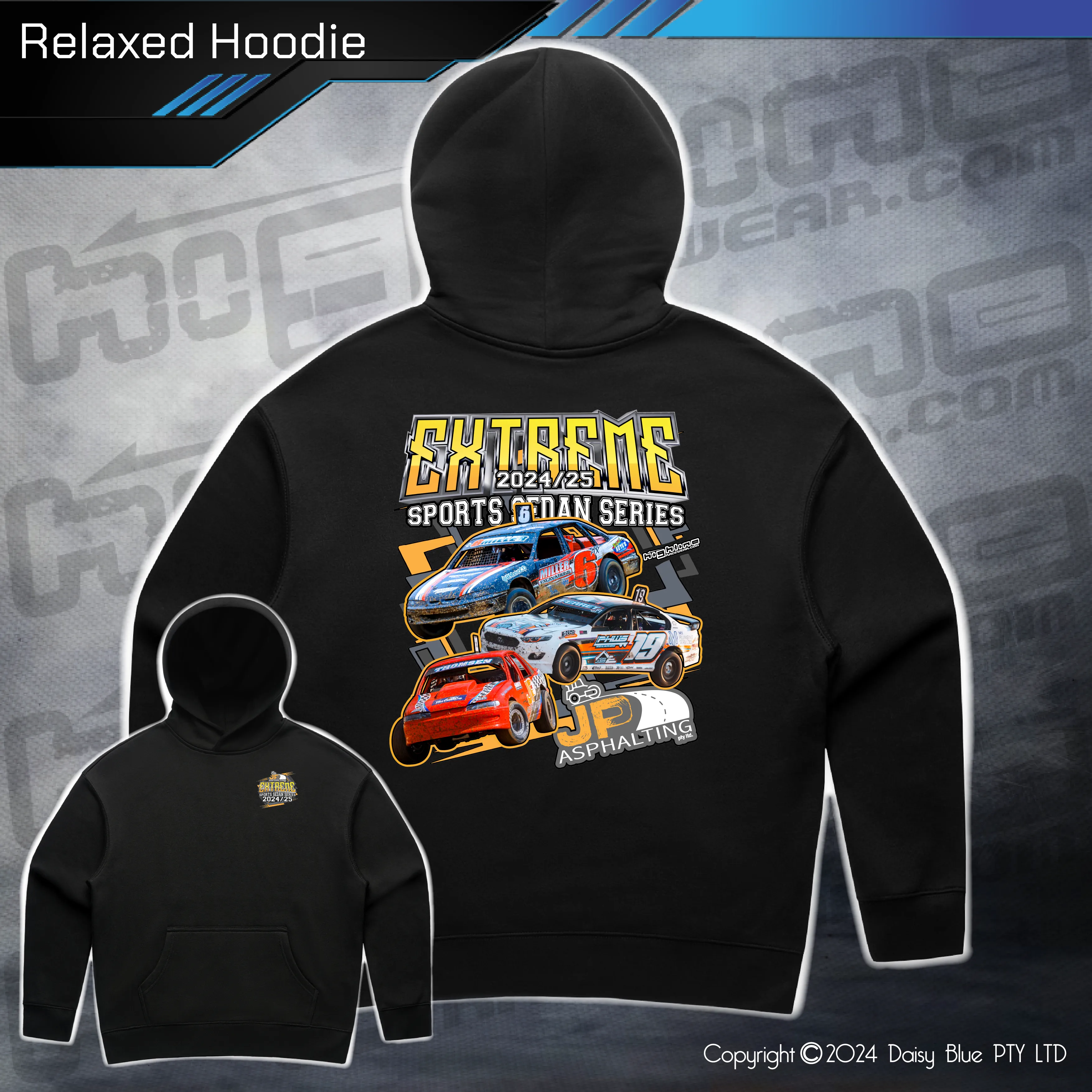 Relaxed Hoodie - JP Asphalting EXTREME Sports Sedan Series 2024/25