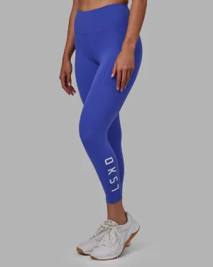 Rep 7/8 Length Tight - Power Cobalt-White
