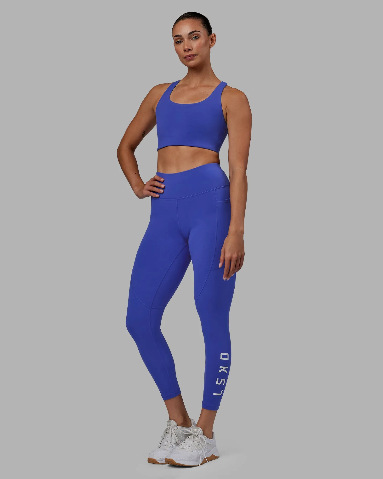 Rep 7/8 Length Tight - Power Cobalt-White