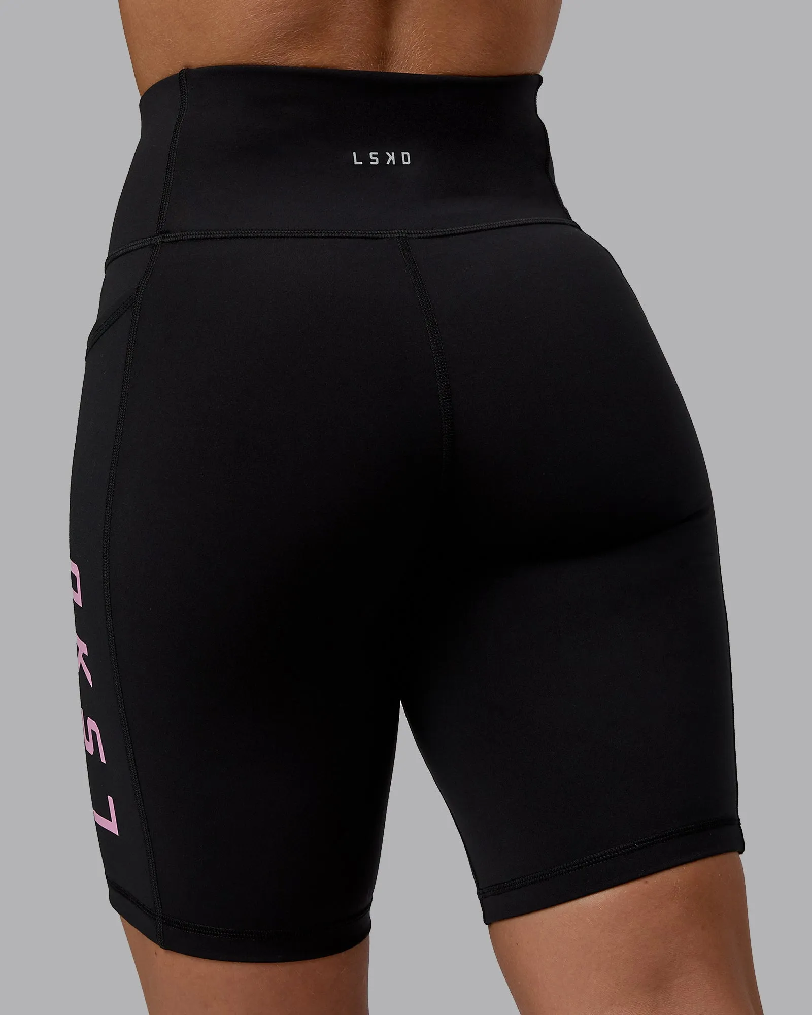 Rep Bike Short Tight - Black-Bubblegum