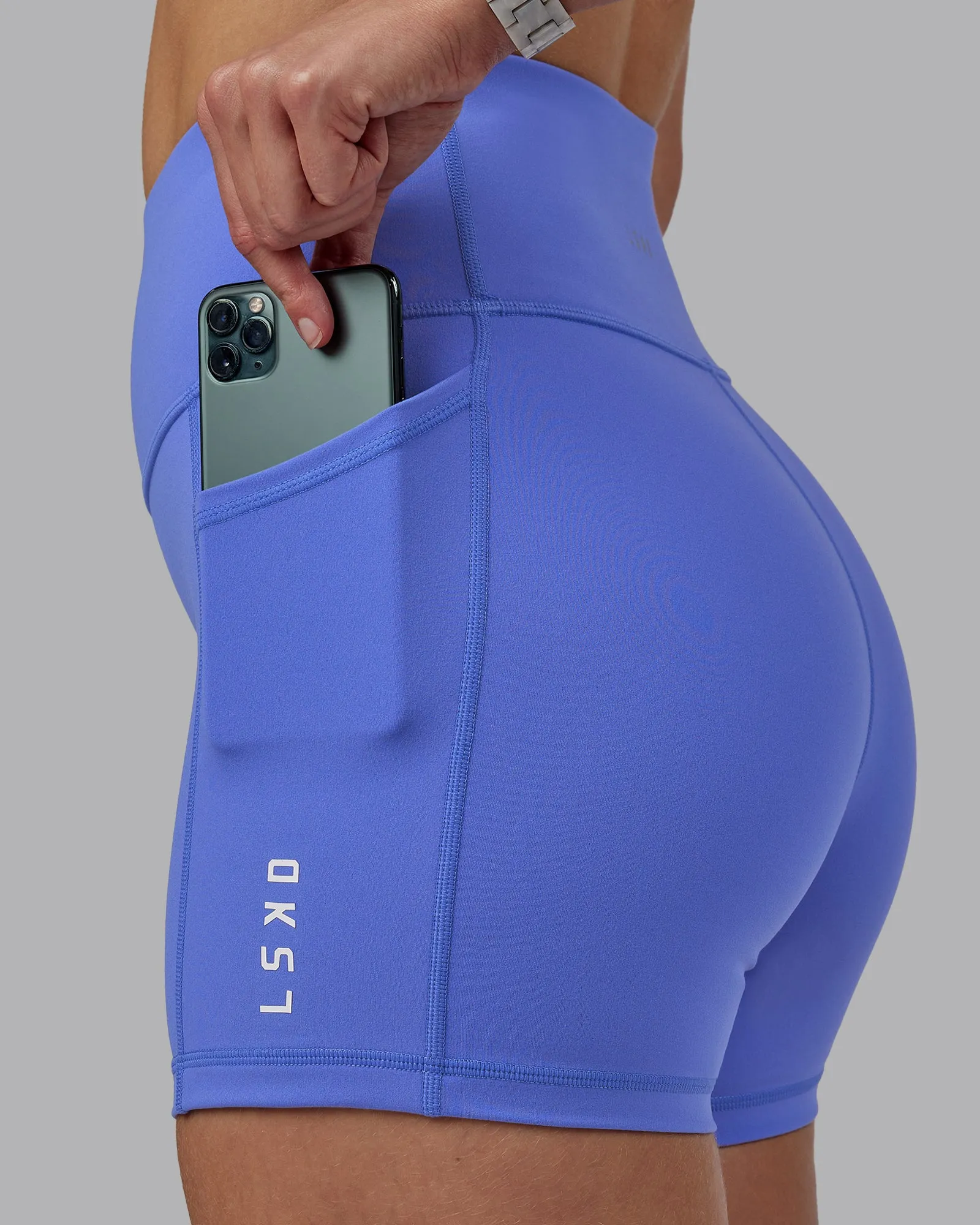 Rep X-Short Tight - Baja Blue-White