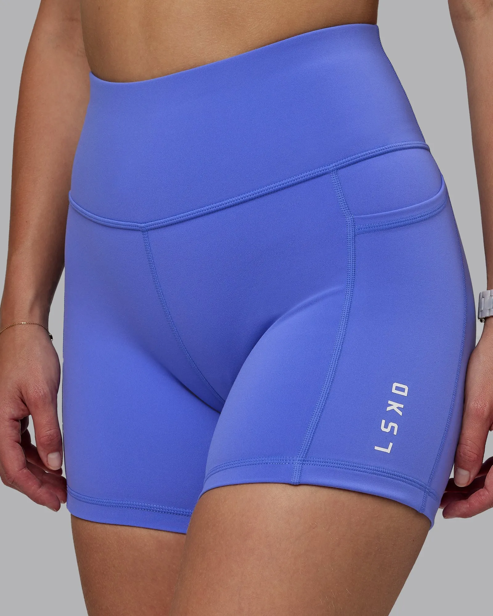 Rep X-Short Tight - Baja Blue-White