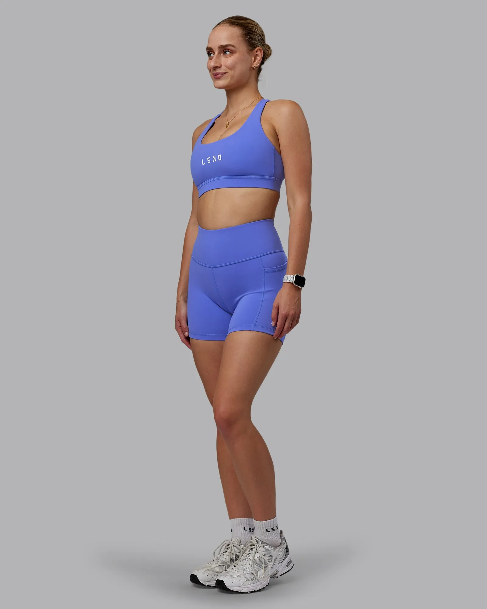 Rep X-Short Tight - Baja Blue-White