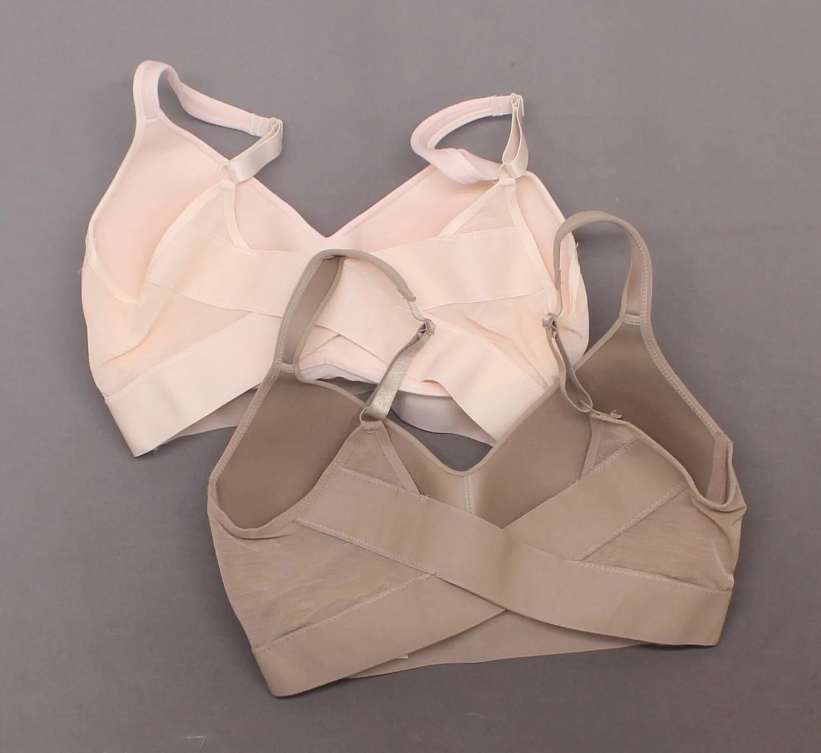 Rhonda Shear 2 Pack Molded Cup Bras With Mesh Back Detail