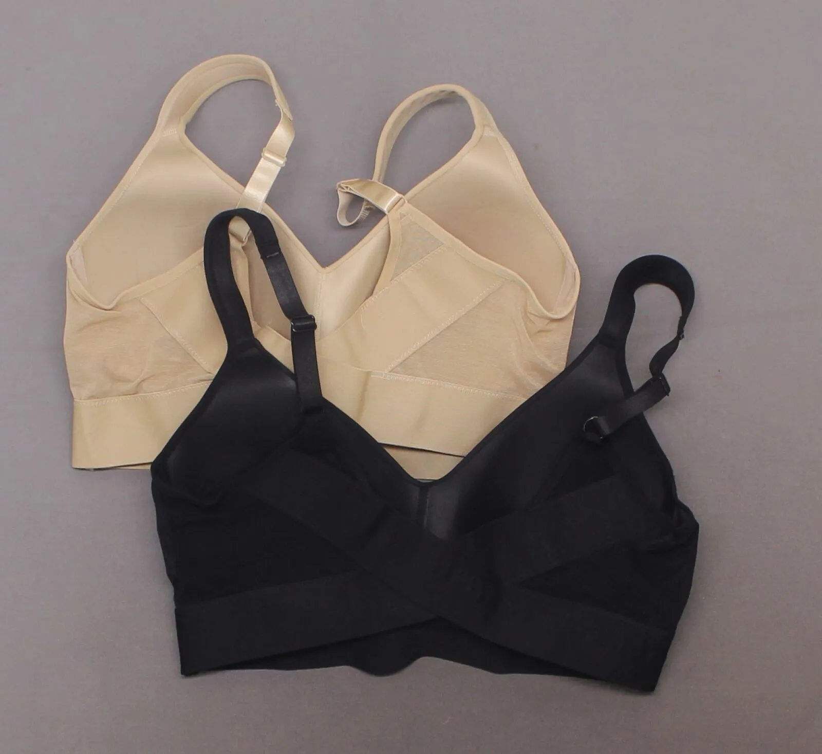 Rhonda Shear 2 Pack Molded Cup Bras With Mesh Back Detail