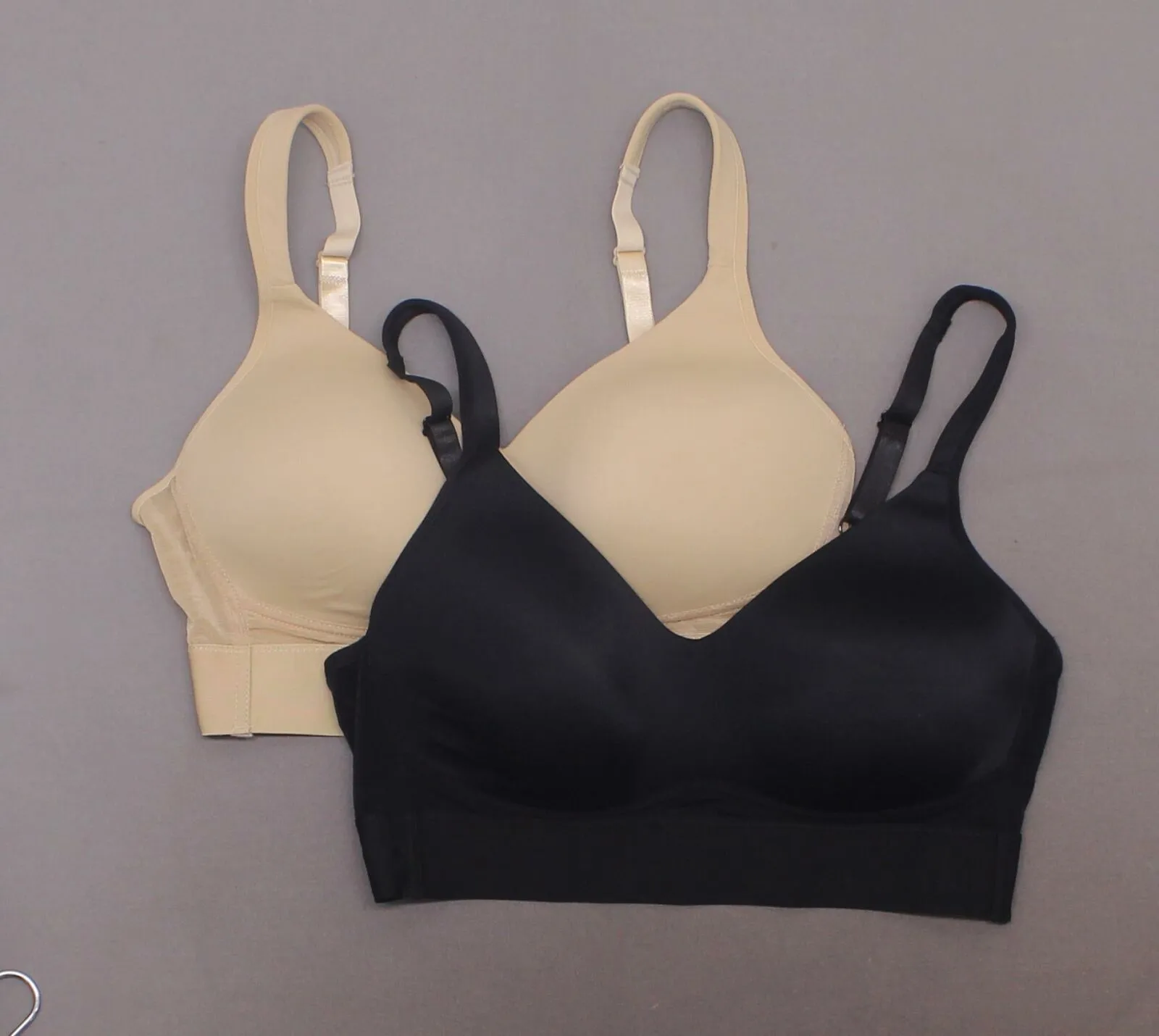 Rhonda Shear 2 Pack Molded Cup Bras With Mesh Back Detail