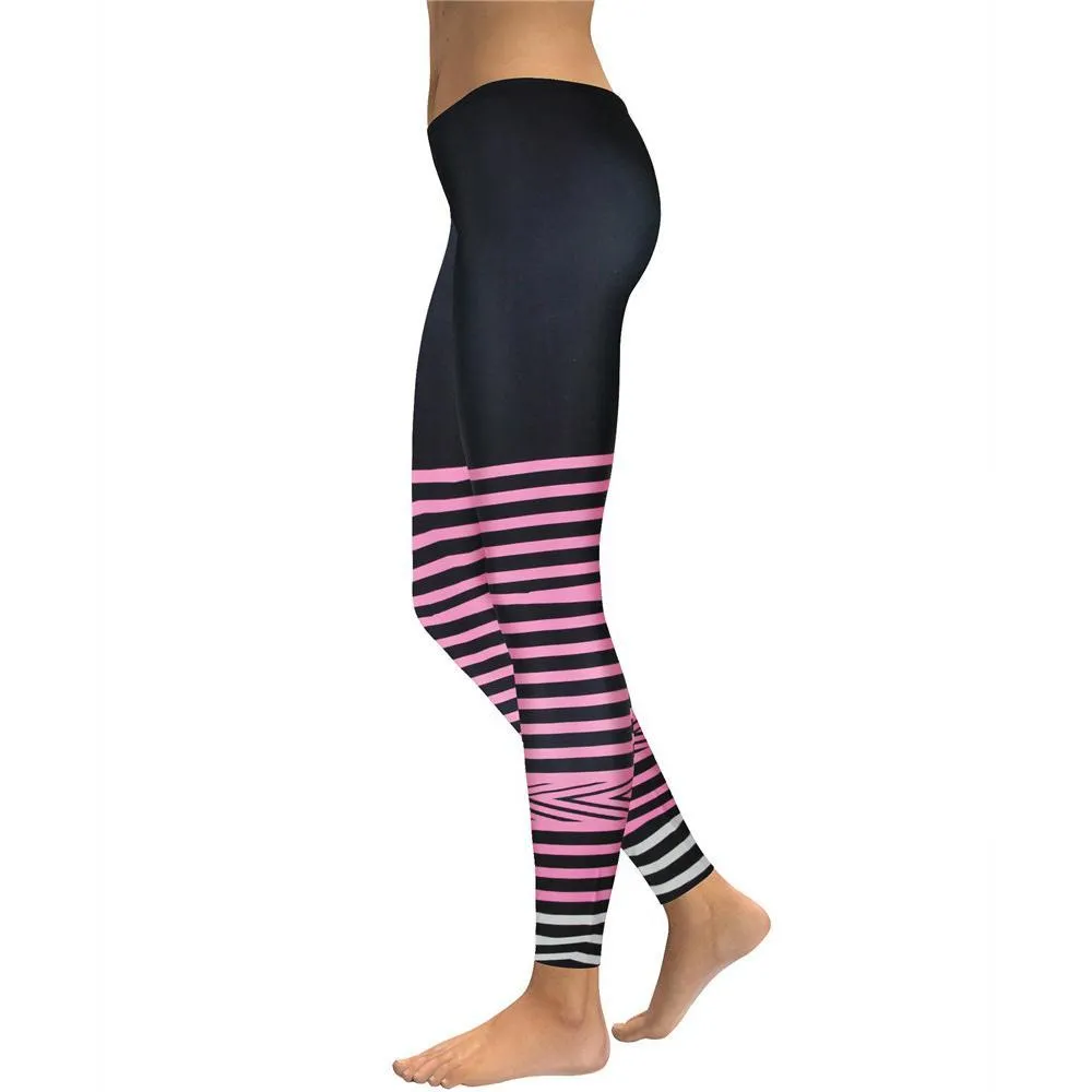 Rings Black Yoga Workout Leggings trendy
