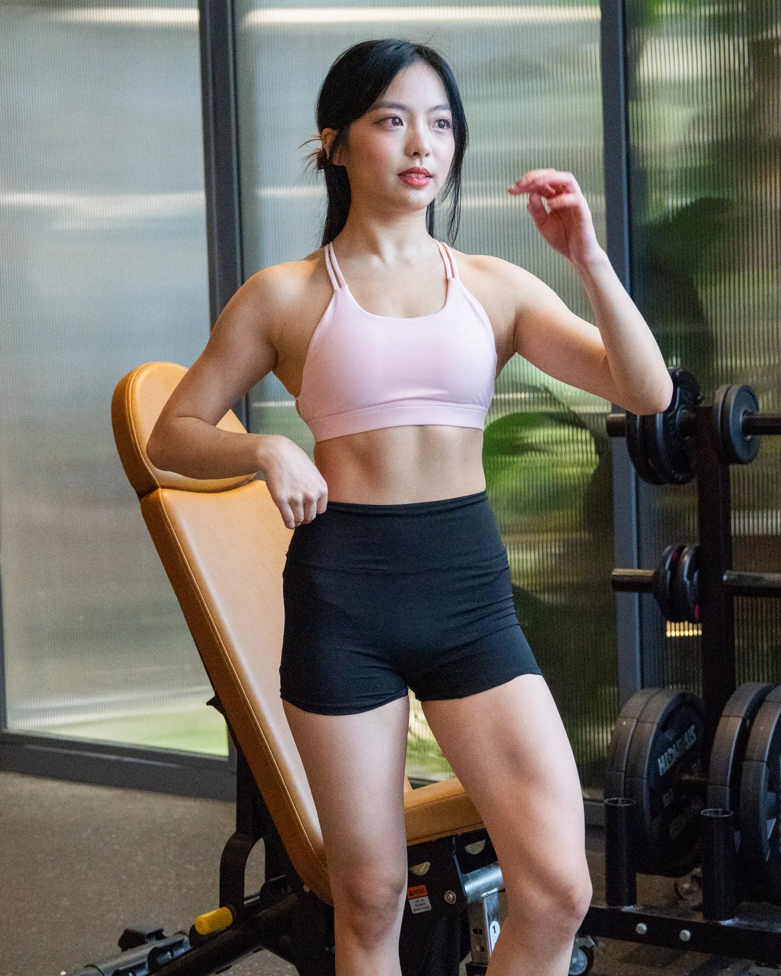 Rise and Shine 1.0 Sports Bra - Powder Pink