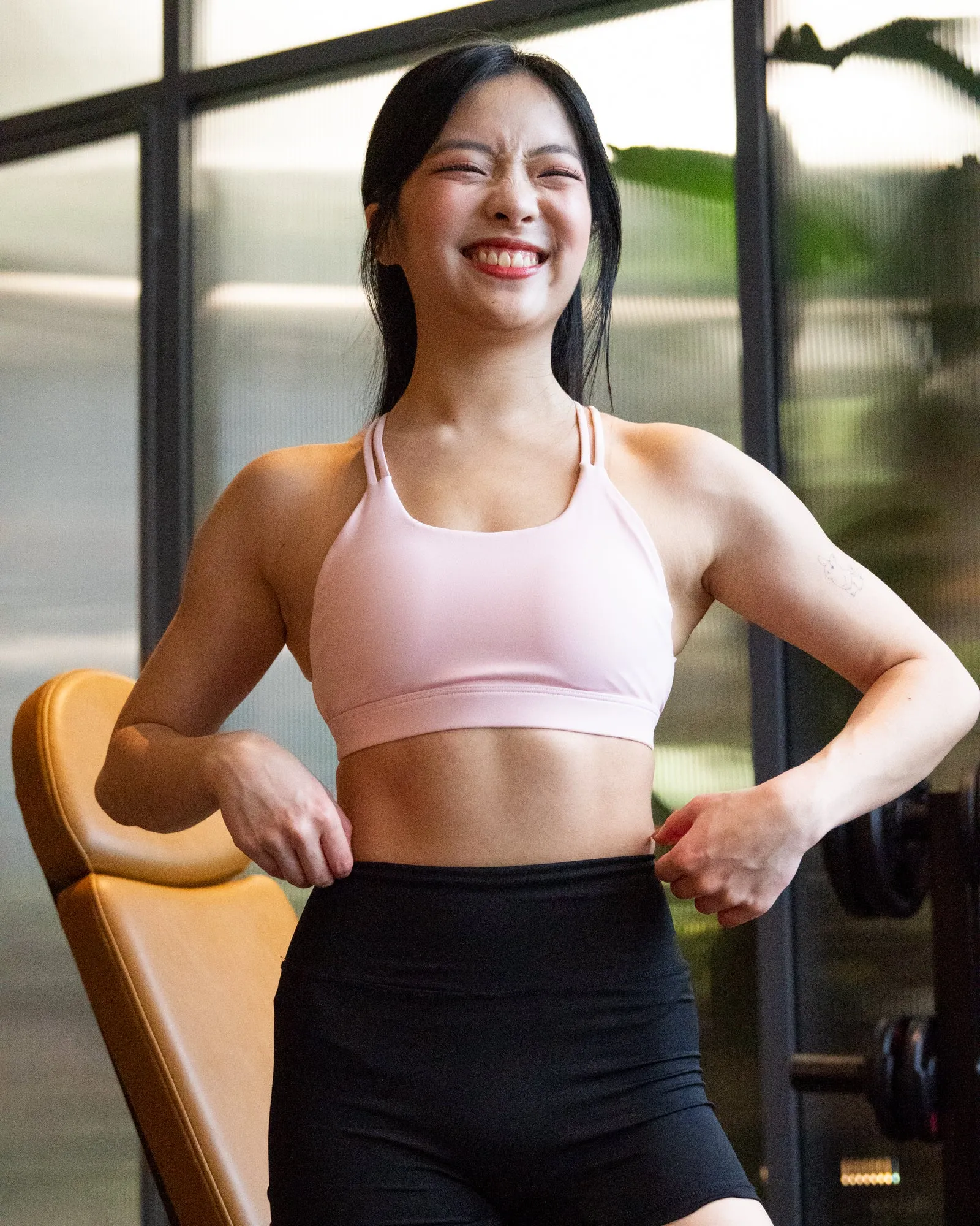 Rise and Shine 1.0 Sports Bra - Powder Pink