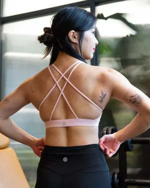 Rise and Shine 1.0 Sports Bra - Powder Pink