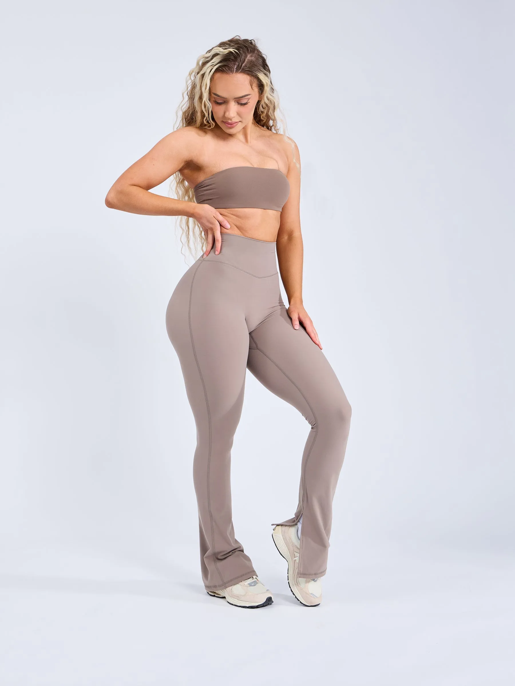 Rosa Boot Cut Legging - Chai Latte