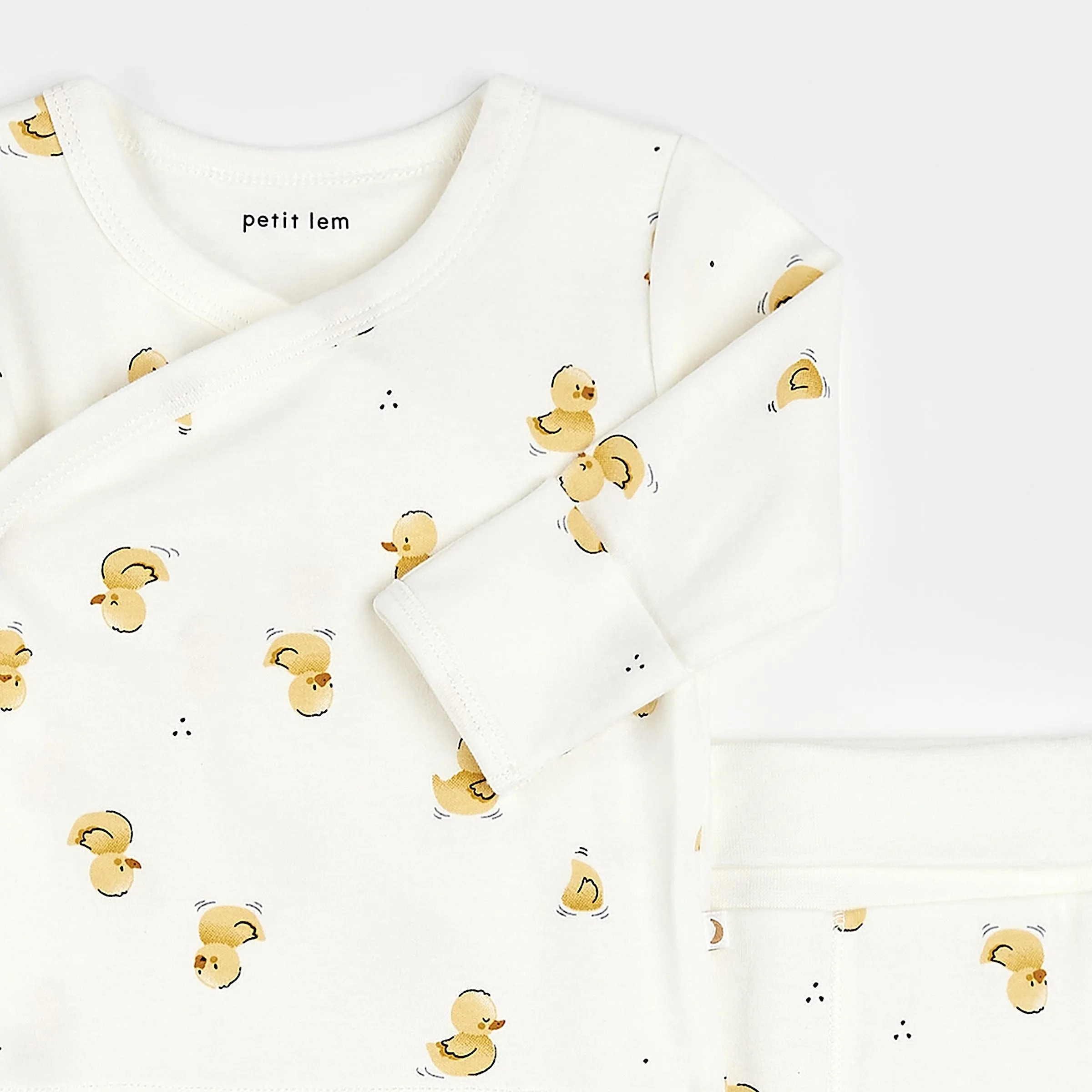 Rubber Duckie Print on Off-White Take Me Home Set